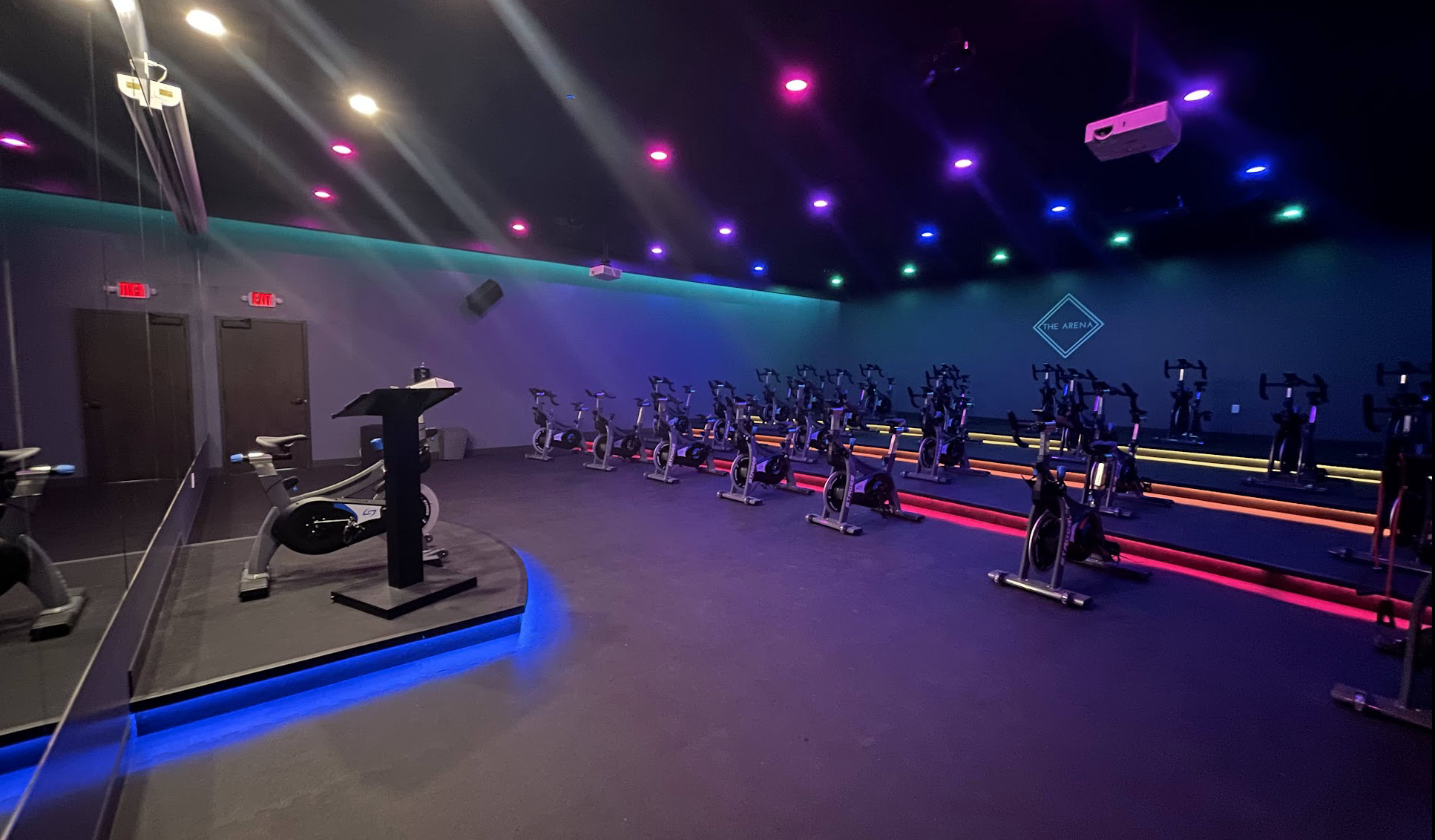spin/cycling room